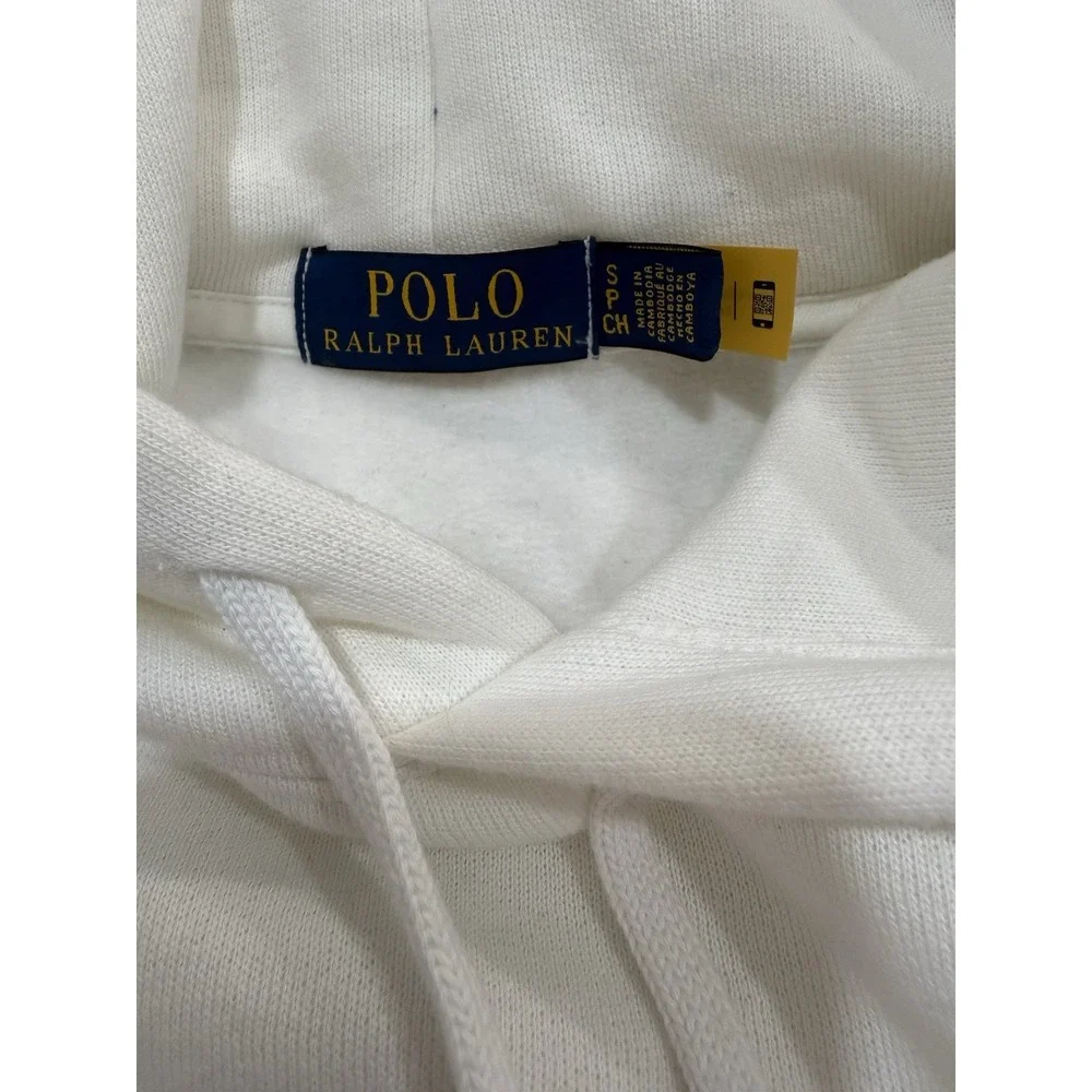 NWOT Polo Ralph lauren Australia Open Fleece Terry Pullover Hoodie Men's S